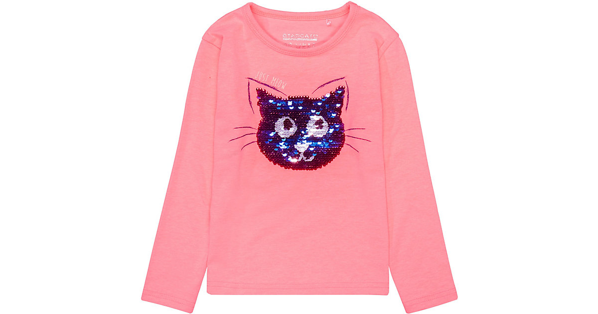 STACCATO · Langarmshirt , Katze Gr. 128/134 Mädchen Kinder STACCATO · Langarmshirt , Katze Gr. 128/134 Mädchen Kinder