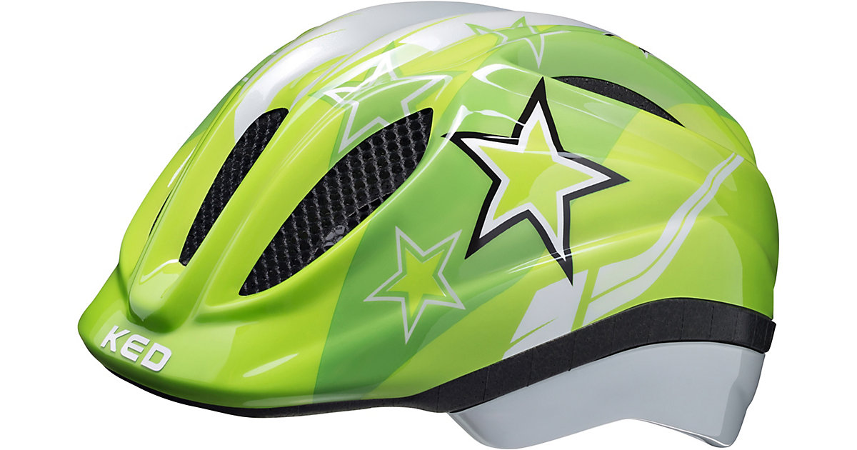 Fahrradhelm Meggy Sterne, grün Gr. 44-49 Fahrradhelm Meggy Sterne, grün Gr. 44-49