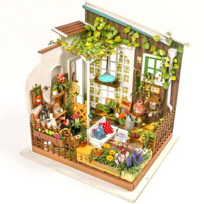 Handcraft 3D Puzzle 1/24 Puppenhaus mit Möbel griechisches Restaurant 