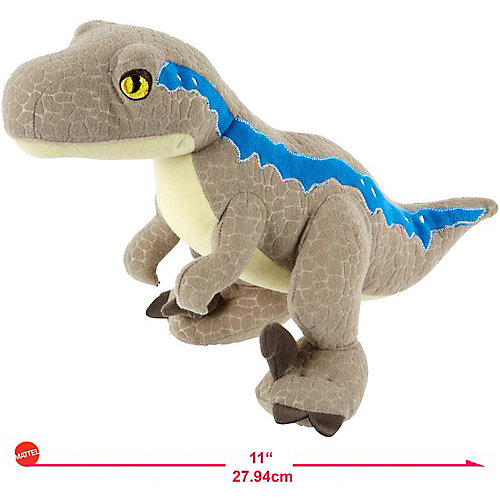 Мягкая игрушка Jurassic World "Плюшевые динозавры" Велоцираптор Блю от Mattel
