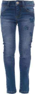 Jeans Skinny Fit mit Apllikationen blau Gr. 92 Mdchen Kleinkinder