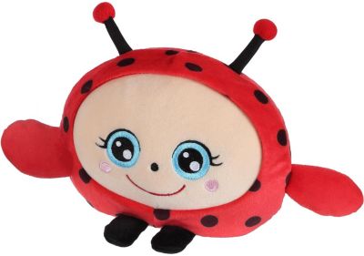 Мягкая игрушка 1Toy "Squishimals" Красная божья коровка, 20 см