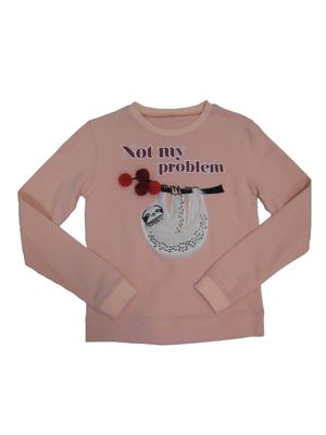 Million X Kids Mädchen Sweatshirt Maria Langarmshirts pink Gr. 128 Mädchen Kinder