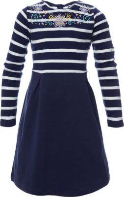 Kinder Sweatkleid dunkelblau Gr. 104 Mdchen Kleinkinder