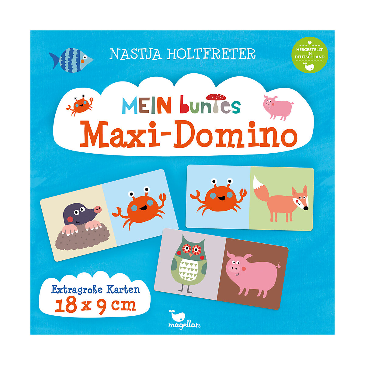 Magellan Verlag Mein buntes Maxi-Domino (Kinderspiel)