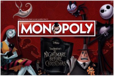 Monopoly Tim Burton S The Nightmare Before Christmas Spiel
