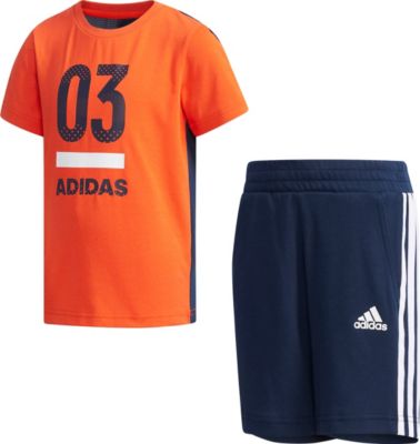 Sommer Set: T Shirt + Shorts für Jungen, adidas Performance Sommer Set: T Shirt + Shorts für Jungen, adidas Performance