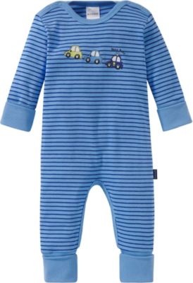 Baby Schlafanzug , Autos blau Gr. 68 Jungen Kinder