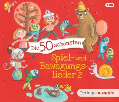 CD Die 50 schnsten Spiel- und Bewegungslieder 2 (3 CDs) Hrbuch