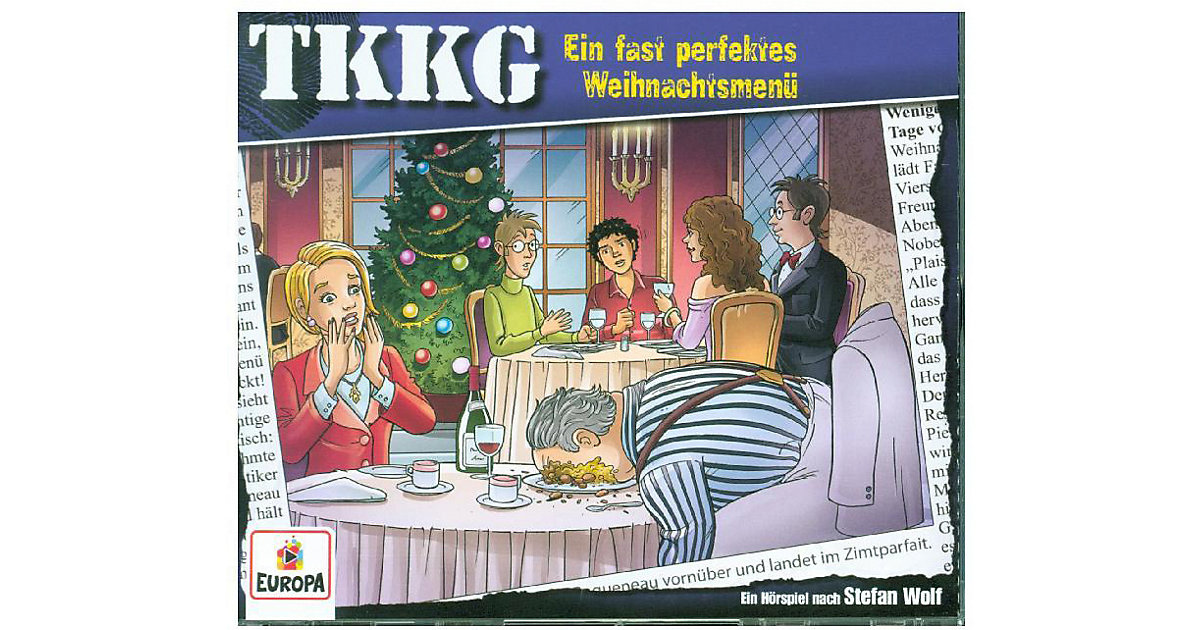 CD Ein Fall TKKG - Ein fast perfektes Weihnachtsmenü (3 CDs) Hörbuch Kinder