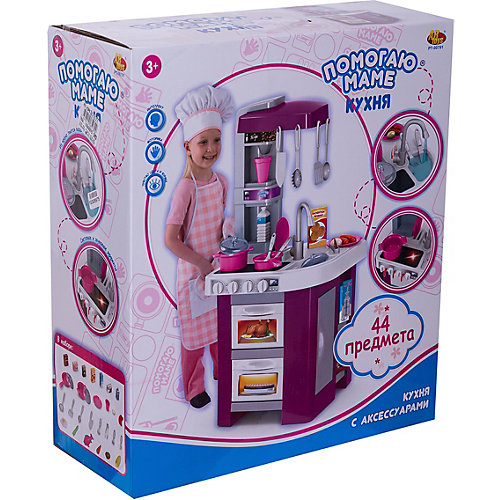 Игрушечная кухня ABtoys "Помогаю маме", 44 предмета от ABtoys