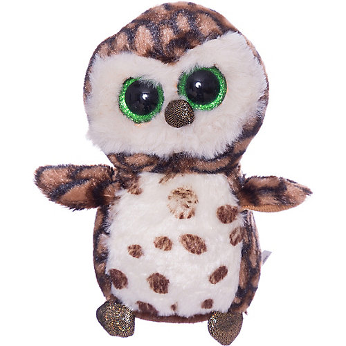 Мягкая игрушка ABtoys Совёнок 15 см, коричневый от ABtoys