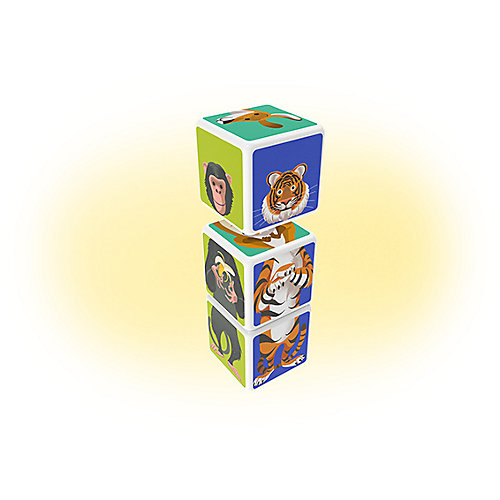 Конструктор магнитный Geomag "MagiCube" Животные, 3 детали от Geomag
