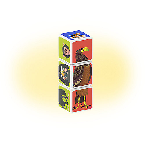 Конструктор магнитный Geomag "MagiCube" Животные, 3 детали от Geomag