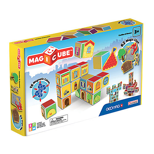 Конструктор магнитный Geomag "MagiCube" Замки и дома, 78 деталей от Geomag