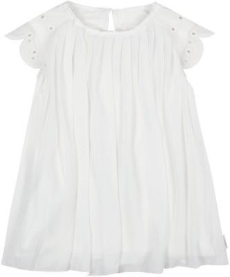 Baby Kleid mit Spitze weiß Gr. 68 Mädchen Baby