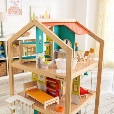 Stylish Mansion Puppenhaus mit EZ Kraft Assembly