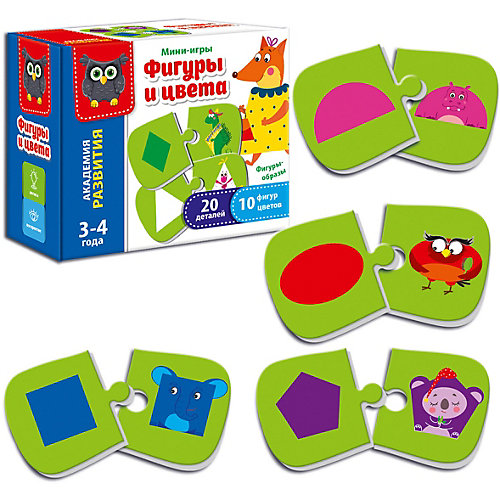 Настольная игра Vladi Toys "Мини-игра" Формы и цвета от Vladi Toys
