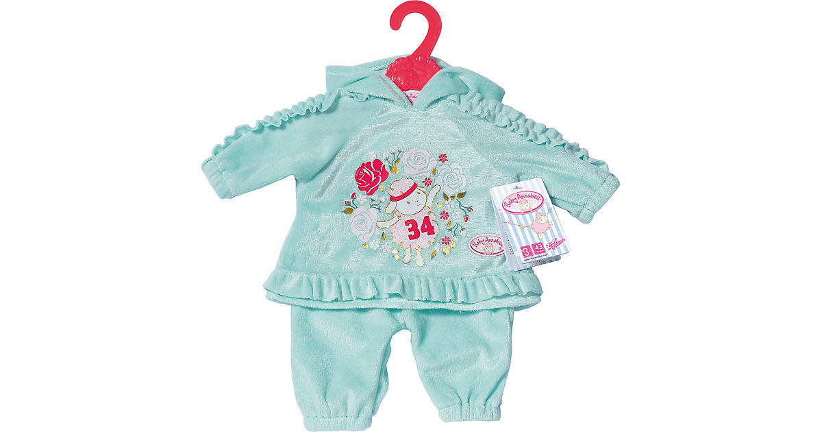 Baby Annabell® Baby Anzug mint 43cm, Puppenkleidung