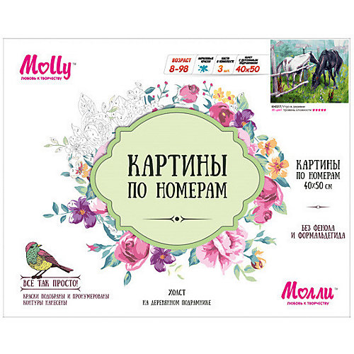 Картина по номерам Molly "Утро в деревне", 40х50 см от Molly