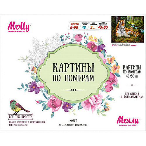 Картина по номерам Molly "Сунг Ли" Строгий отец, 40х50 см от Molly
