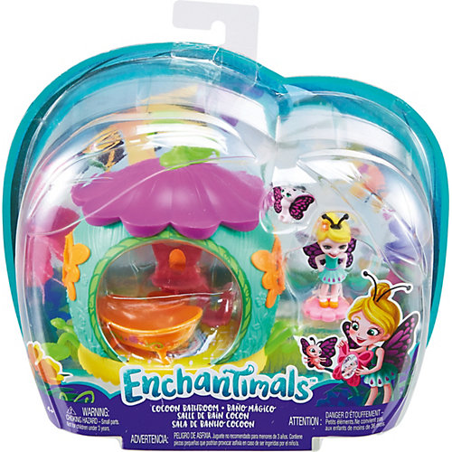 Игровой набор Enchantimals "Домик букашек" Бакси Бабочка и ванная от Mattel