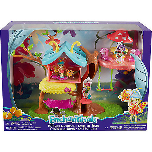 Игровой набор Enchantimals "Домик бабочек" Клубный дом Бакси Бабочки от Mattel