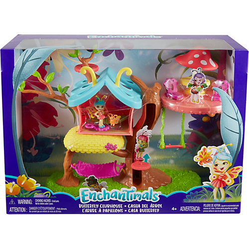 Игровой набор Enchantimals "Домик бабочек" Клубный дом Бакси Бабочки от Mattel