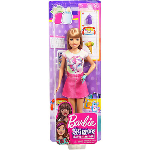 Кукла Barbie Семья Няня Скиппер Блондинка с мороженым от Mattel