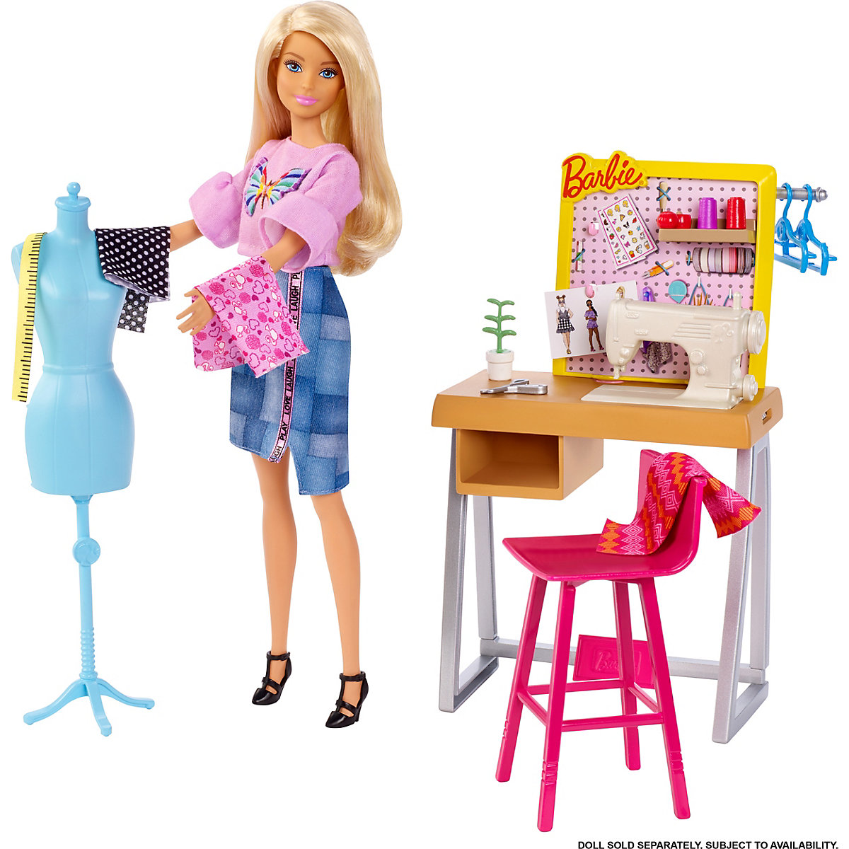 Barbie Berufe Spielset: Fashion Design Studio
