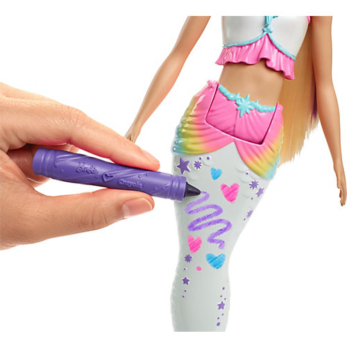 Кукла Barbie Dreamtopia Color Magic Цветная русалочка от Mattel