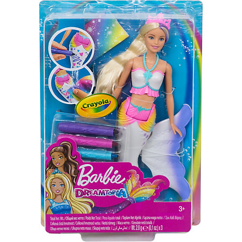 Кукла Barbie Dreamtopia Color Magic Цветная русалочка от Mattel