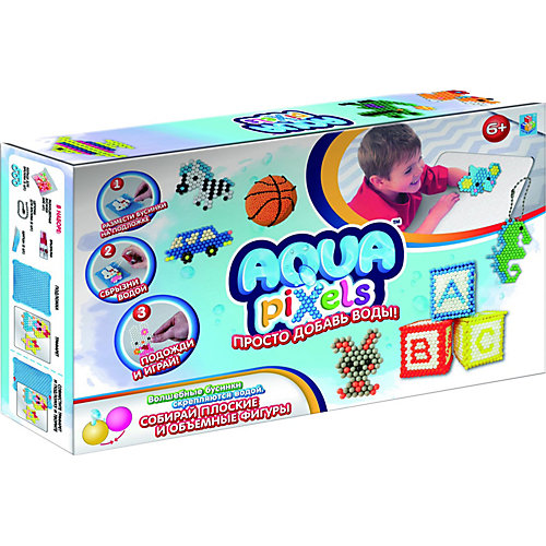 Набор для творчества 1Toy "Aqua pixels" Набор принцессы, 600 пикселей от 1Toy