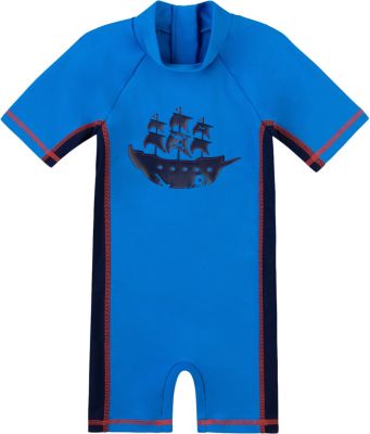 Schwimmanzug mit UV-Schutz blau Gr. 128 Jungen Kinder