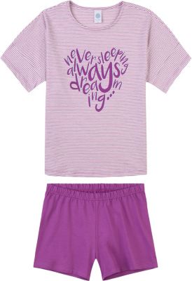 Schlafanzug violett Gr. 176 Mdchen Kinder