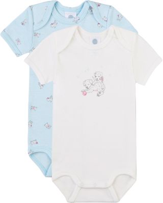 Bodies Doppelpack , organic cotton beige Gr. 98 M�dchen Kleinkinder