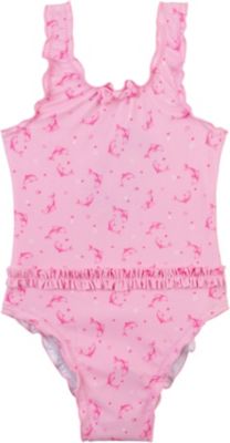 Kinder Badeanzug rosa Gr. 140 Mdchen Kinder