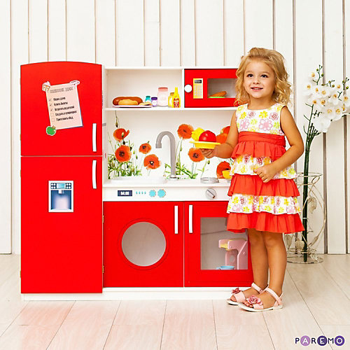 Игрушечная кухня Paremo "Фиори Россо" от PAREMO