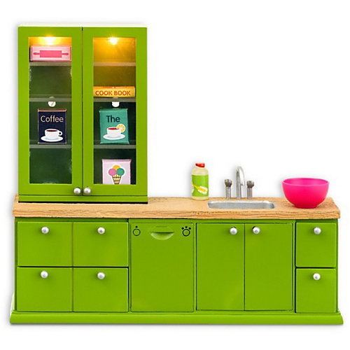 Мебель для домика Lundby "Смоланд" Кухонный набор с буфетом от Lundby