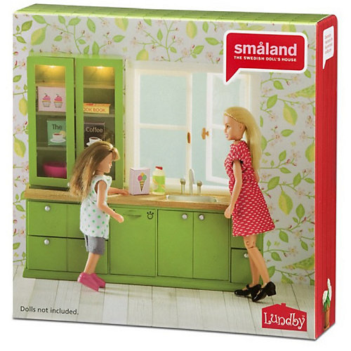 Мебель для домика Lundby "Смоланд" Кухонный набор с буфетом от Lundby