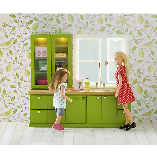 Мебель для домика Lundby "Смоланд" Кухонный набор с буфетом от Lundby