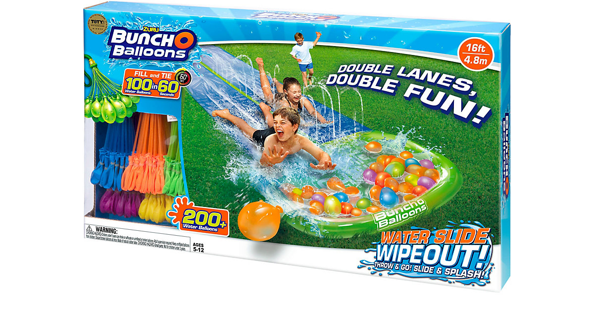 Bunch-O-Balloons Doppel-Wasserrutsche