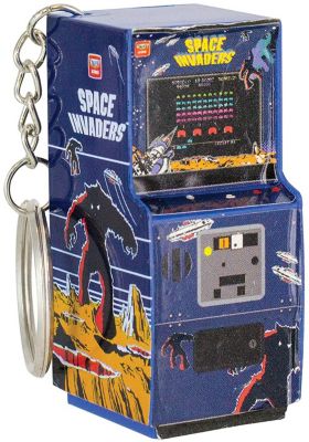 Space Invaders Arcade Schlüsselanhänger Jungen Kinder