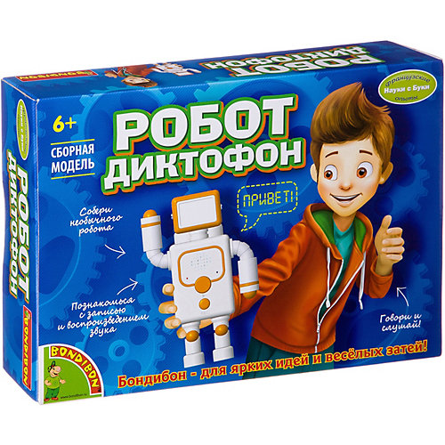 Французские опыты Bondibon "Науки с Буки" Робот-диктофон от Bondibon