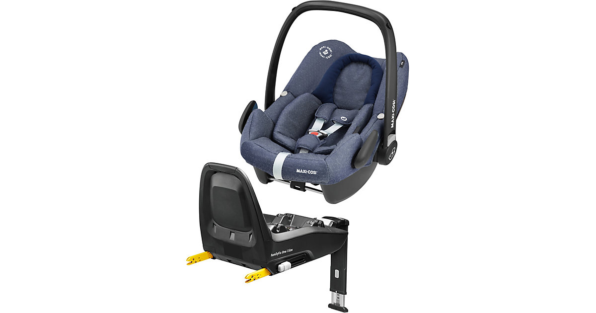 Maxi-Cosi · Babyschale Rock, Sparkling Blue, inkl. Basis FamilyFix One i-Size Gr. 0-13 kg Maxi-Cosi · Babyschale Rock, Sparkling Blue, inkl. Basis FamilyFix One i-Size Gr. 0-13 kg