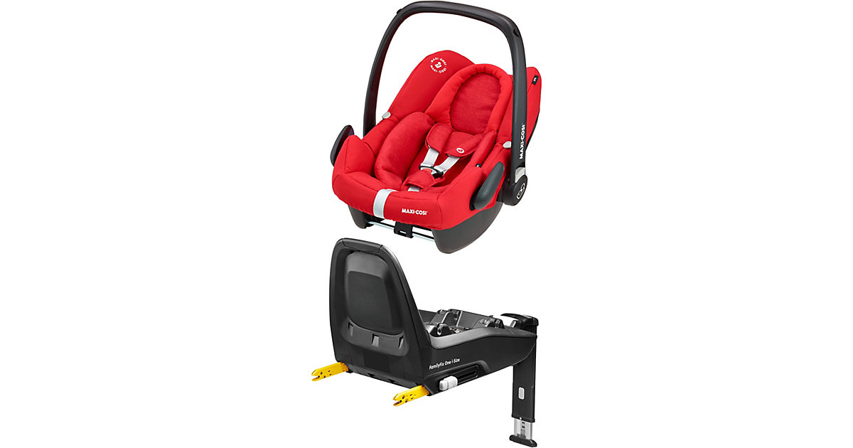 Maxi-Cosi · Babyschale Rock, Nomad Red, inkl. Basis FamilyFix One i-Size Gr. 0-13 kg Maxi-Cosi · Babyschale Rock, Nomad Red, inkl. Basis FamilyFix One i-Size Gr. 0-13 kg
