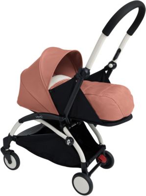 Kombi Kinderwagen YOYO+ 0+ & 6+, Ginger, weies Gestell, 2019