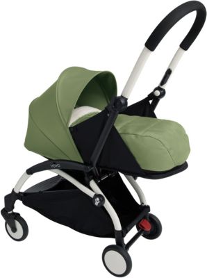 Kombi Kinderwagen YOYO+ 0+ & 6+, Peppermint, weies Gestell, 2019