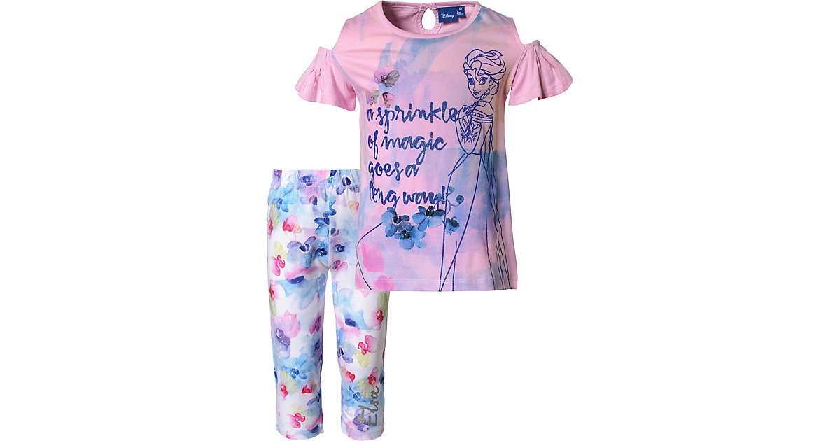 Disney · Disney Die Eiskönigin Set T-Shirt + Caprileggings Gr. 122 Mädchen Kinder Disney · Disney Die Eiskönigin Set T-Shirt + Caprileggings Gr. 122 Mädchen Kinder