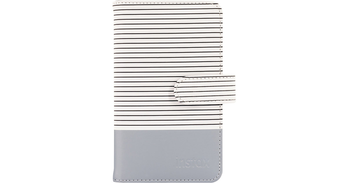 Fujifilm · Instax Mini 9 Striped Fotoalbum smokey white 108 Bilder Fujifilm · Instax Mini 9 Striped Fotoalbum smokey white 108 Bilder